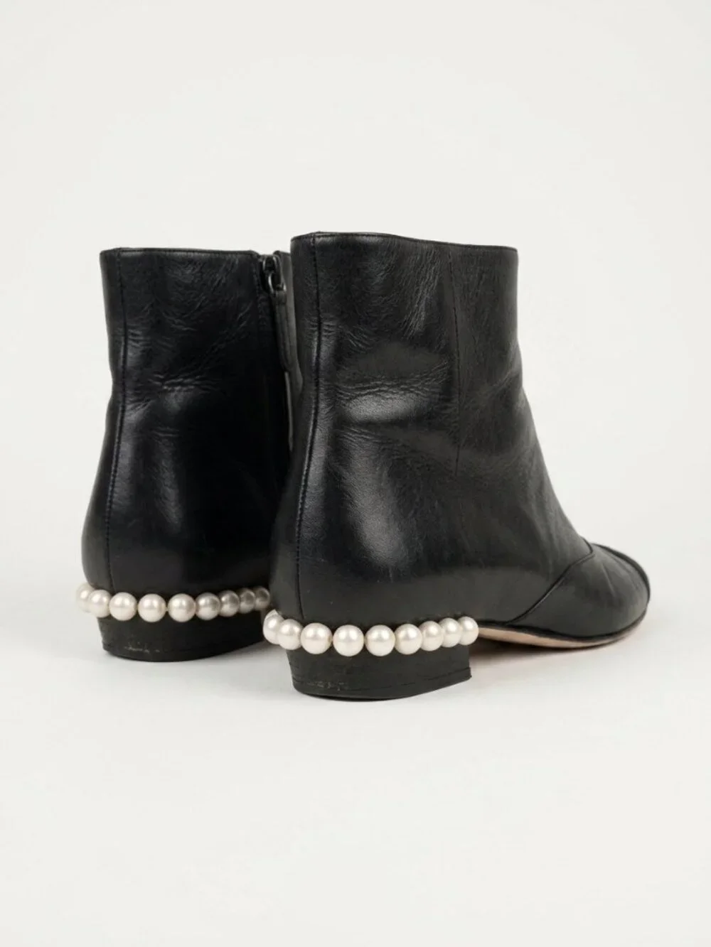 CHANEL lambskin ankle